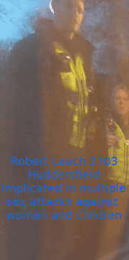 Officer 2703 Robert Leach of Huddersfield, implicated in multiple sex attacks